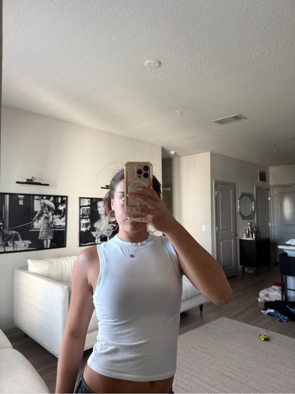 Yoga Classic Lifestyle Sleeveless Tank Top - White